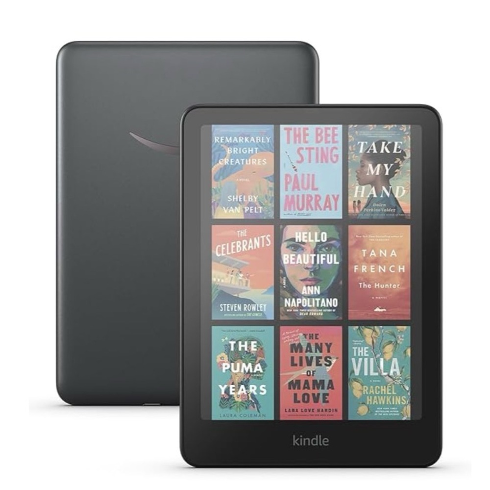 Amazon Kindle E-Reader in Black with clear back case all BRAND NEW